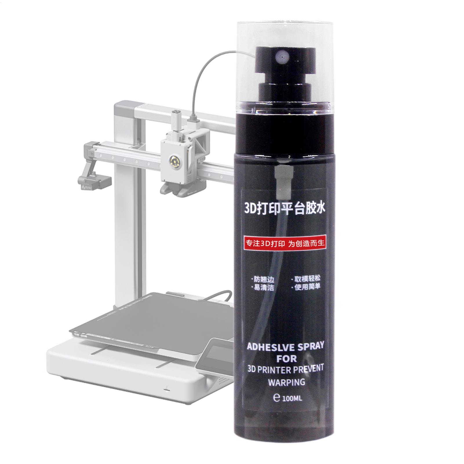 3D Printing Glue Stick - แผ่นรองพิมพ์ 3 มิติ 100 มล. สเปรย์กาวป้องกันการโก่งงอสำหรับฐานเครื่องพิมพ์