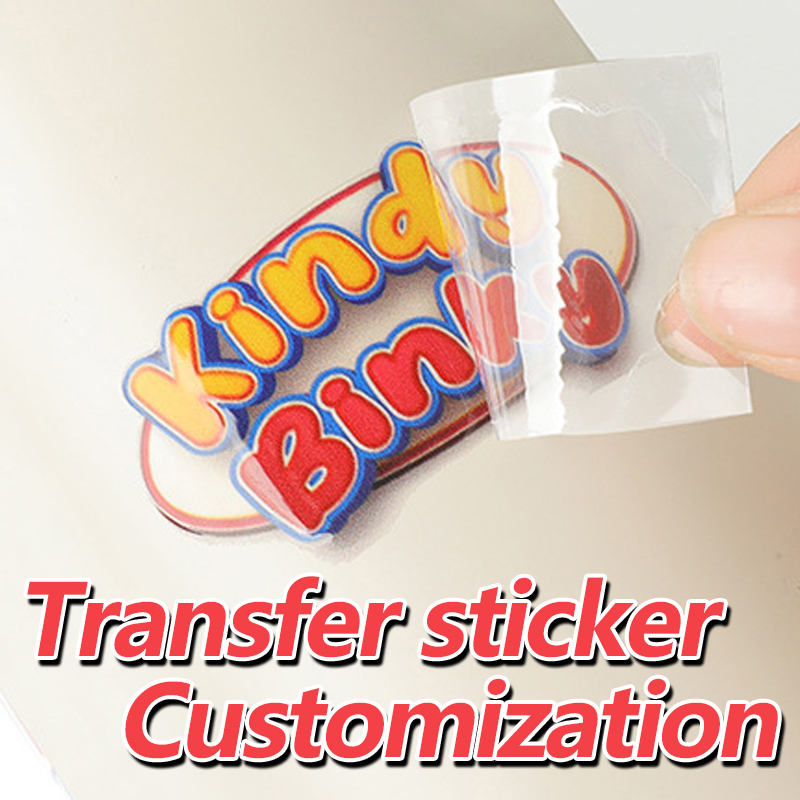 3D Printing Labubu - 50PCS Custom DTF Transfer สติกเกอร์ 3D