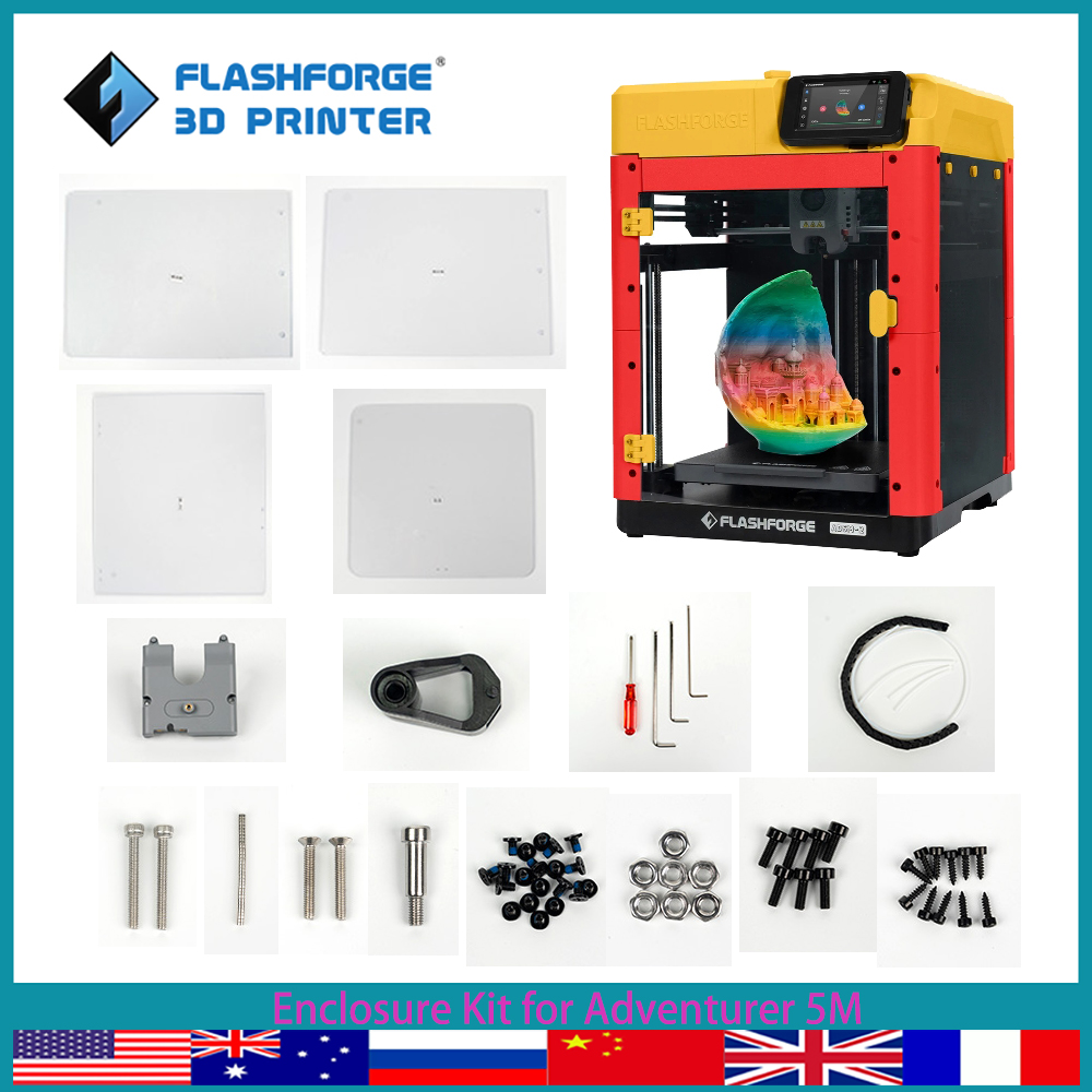 Resin Curing Station - ชุดแผงตู้ FLASHFORGE สําหรับชุดชิ้นส่วนเครื่องพิมพ์ 3d Adventurer 5M