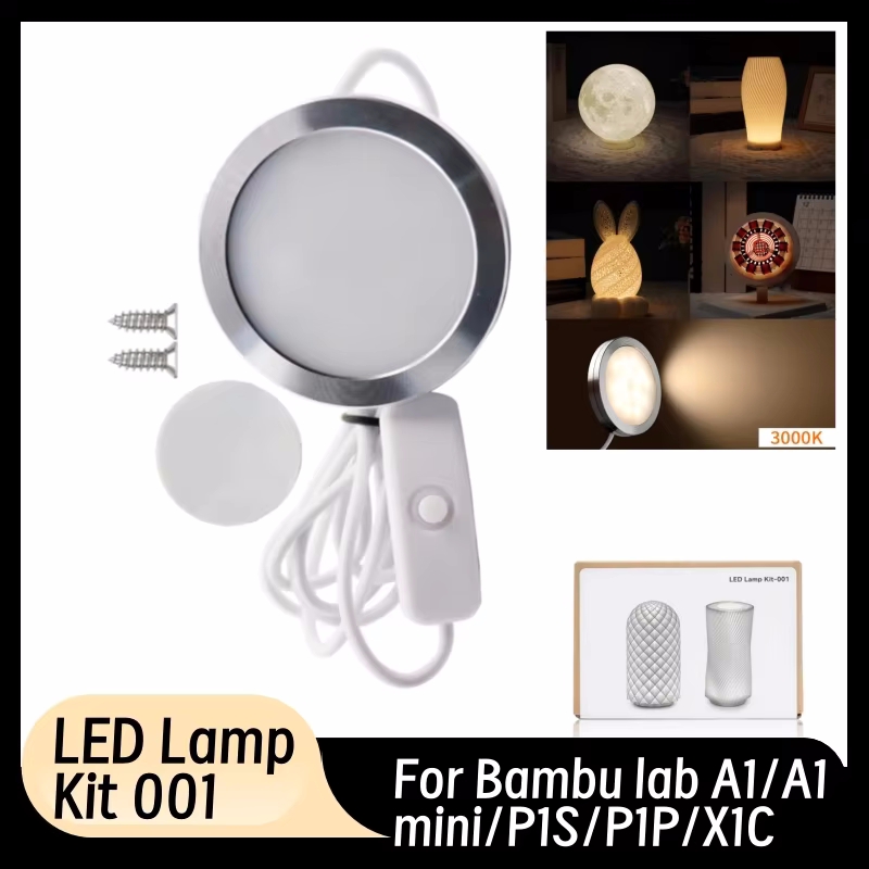 3D Printing Bambu Lab A1 - 3D เครื่องพิมพ์รุ่น LED โคมไฟสําหรับ Bambulab A1/A1