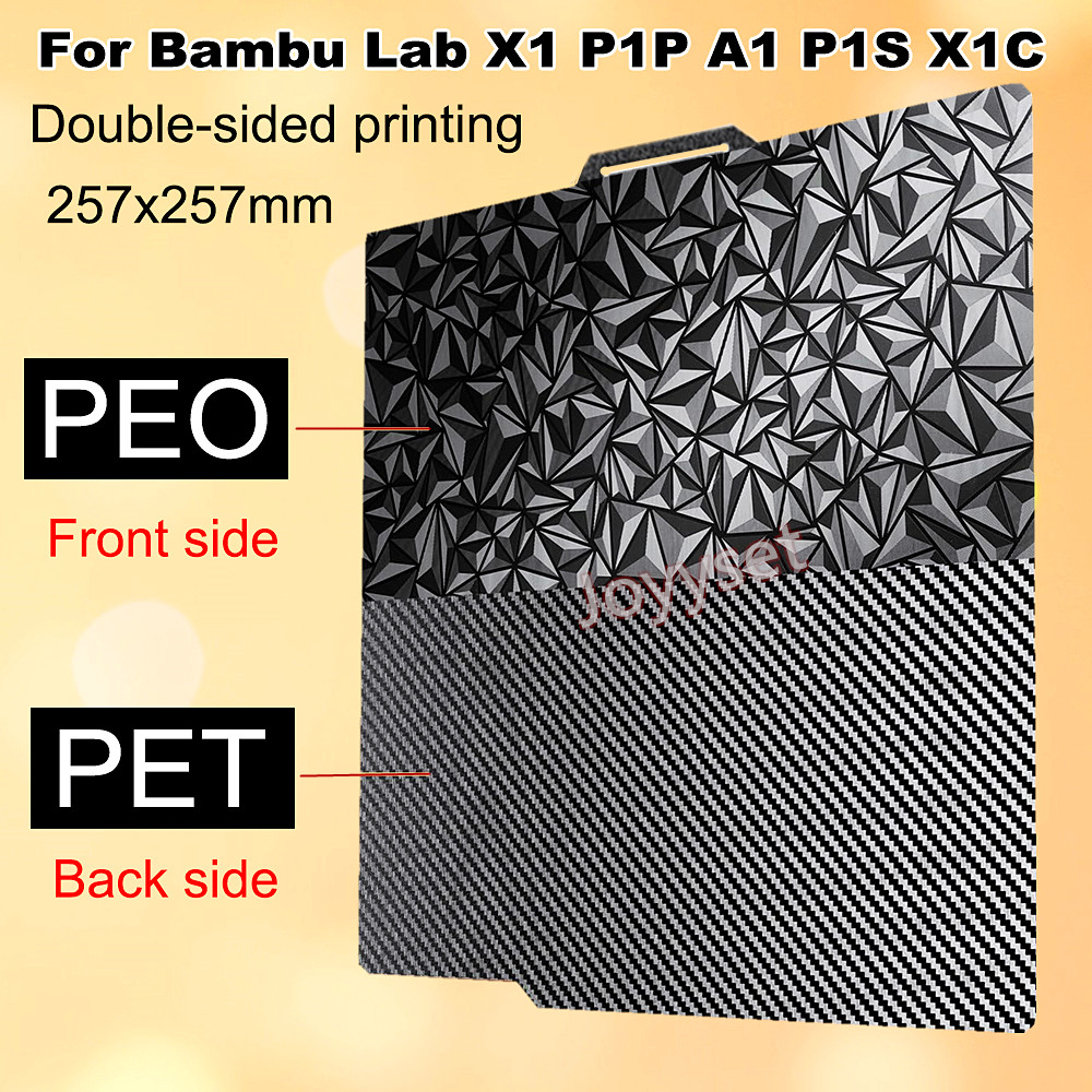 3D Printing Bambu Lab A1 - แผ่นรองพิมพ์ 3 มิติแบบสองด้าน สำหรับเครื่องพิมพ์ Bambu Lab