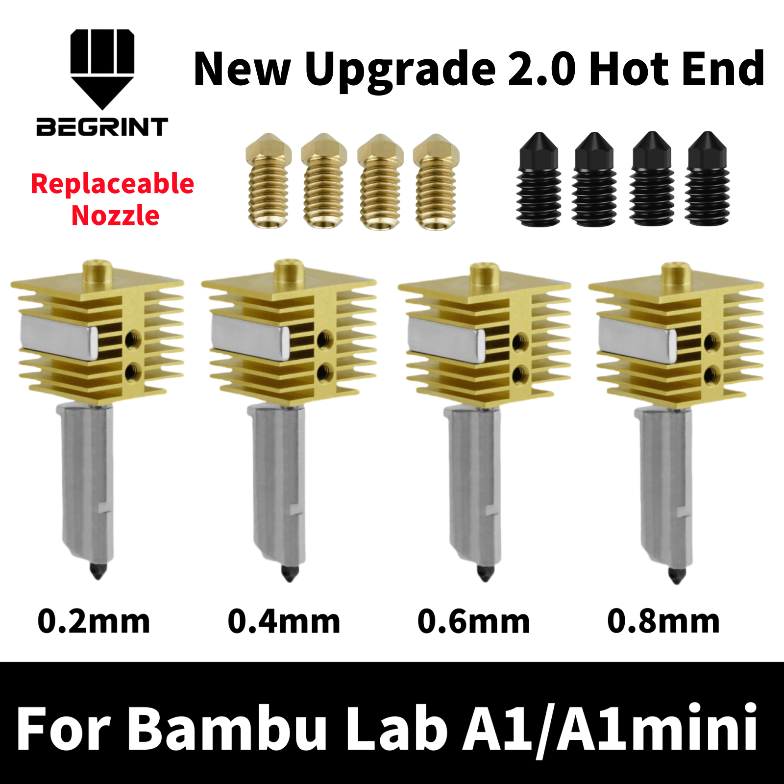 3D Printing Bambu Lab A1 - ใหม่ Hotend สําหรับ Bambu Lab A1