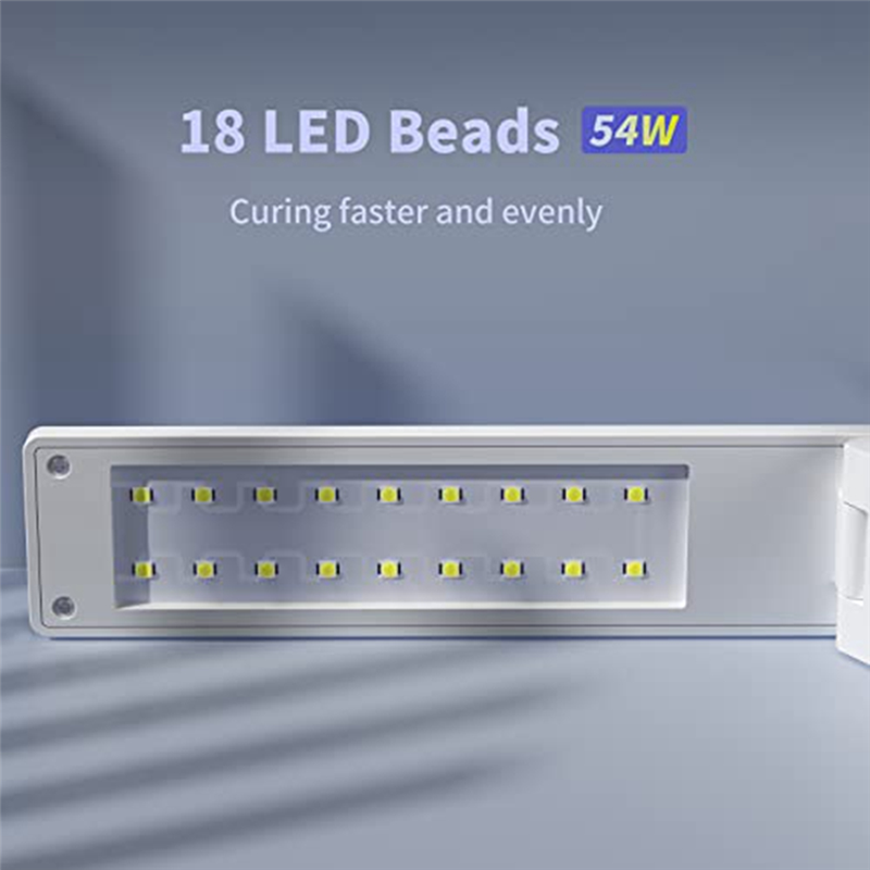 Resin Curing Station - แสงยูวีสําหรับเรซิน, โคมไฟเรซินยูวี 54W สําหรับการบ่มเรซิน, ไร้สายและพับได้, การใช้งาน