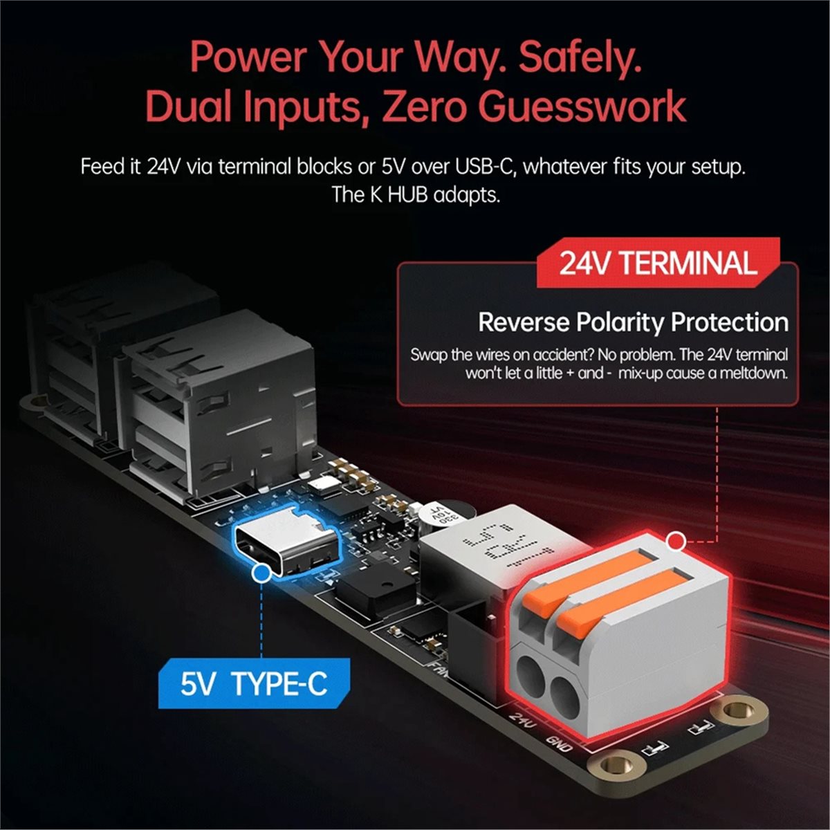 3D Printer Power Supply - L70A BIGTREETECH K ฮับโมดูลจ่ายไฟการจัดการความร้อนแบบแอคทีฟตัวแยกสัญญาณ USB สำหรับเครื่องพิมพ์