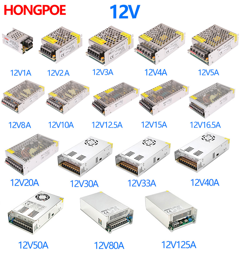 3D Printer Power Supply - แหล่งจ่ายไฟ12 V 1A 2A 5A 4A