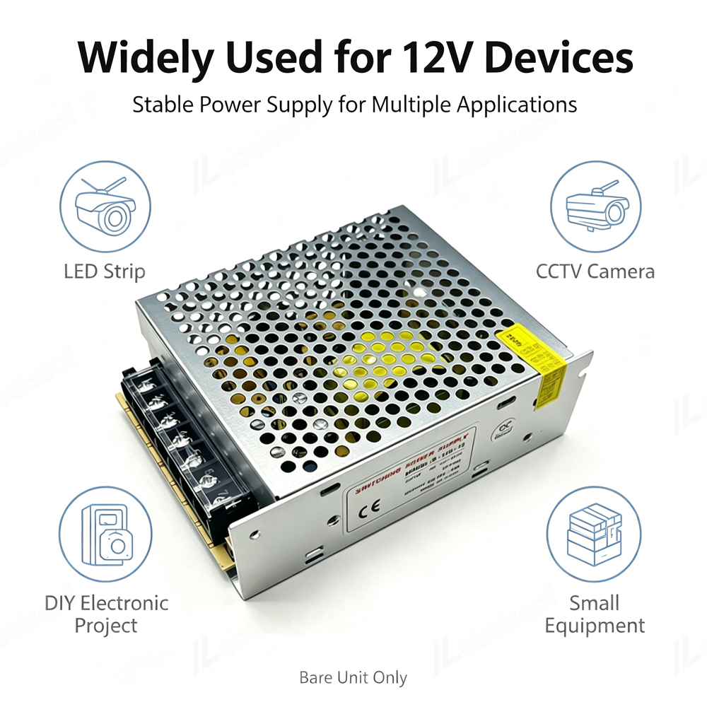 S-120-12 120W 12V 10A แหล่งจ่า - 3D Printer Power Supply บทวิจารณ์และราคา