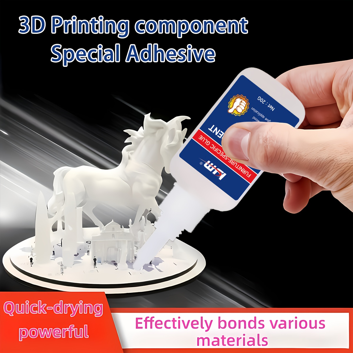 กาวพิเศษใสแห้งเร็ว 20G สำหรับก - 3D Printing Glue Stick บทวิจารณ์และราคา