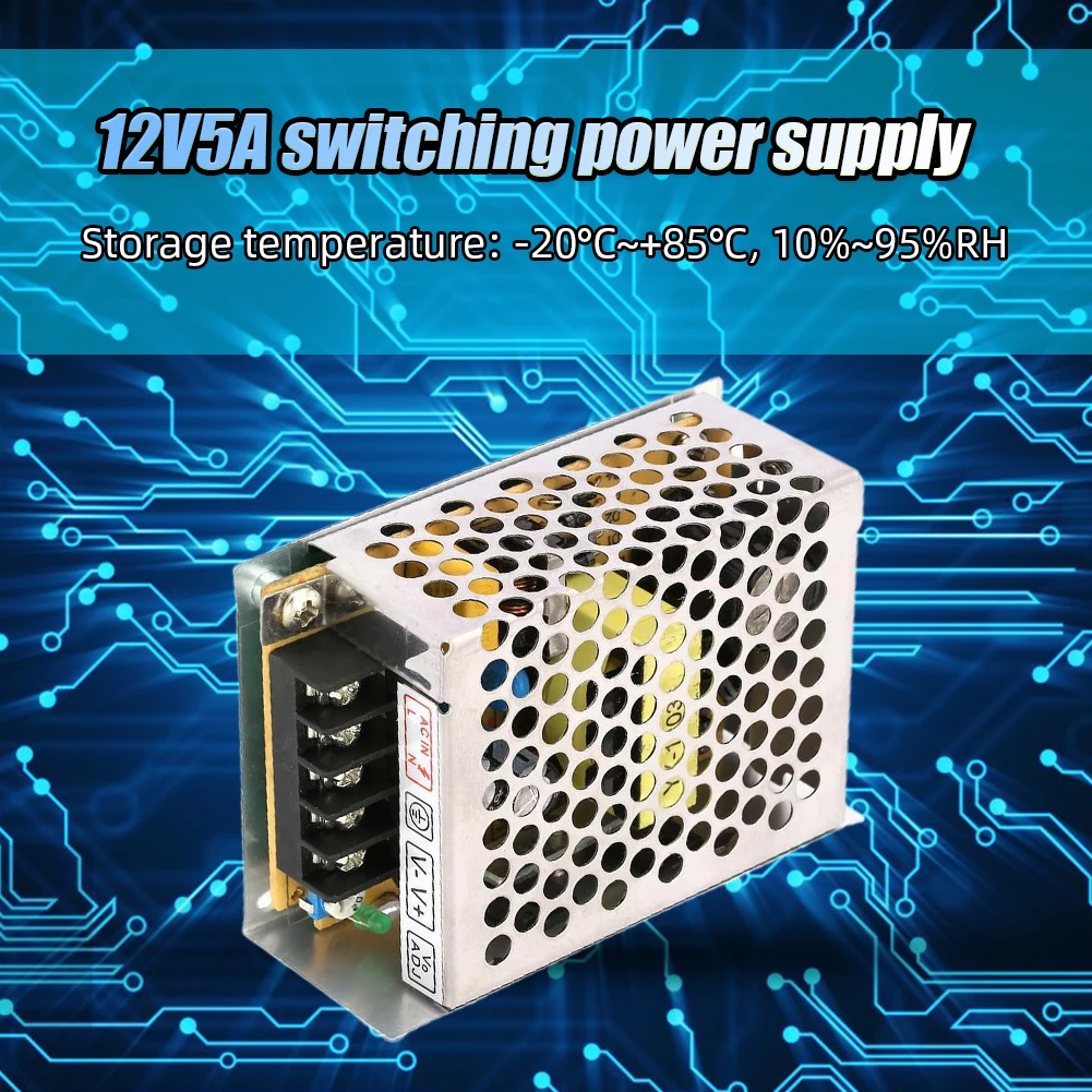อะแดปเตอร์จ่ายไฟ5A 12V สวิตช์แ - 3D Printer Power Supply บทวิจารณ์และราคา