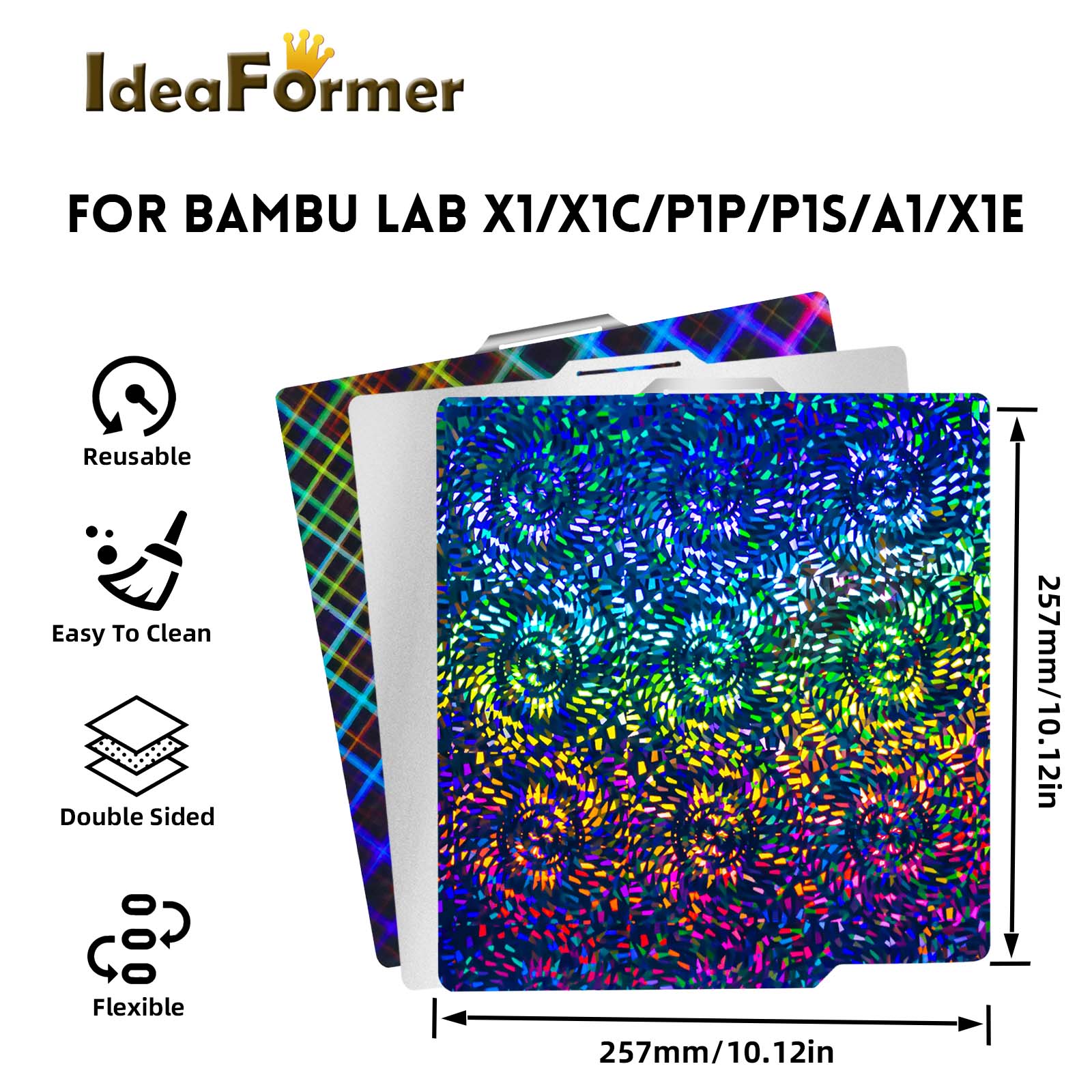 แผ่นรองพิมพ์ Bambulab ขนาด 257 - 3D Printing Bambu Lab A1 บทวิจารณ์และราคา