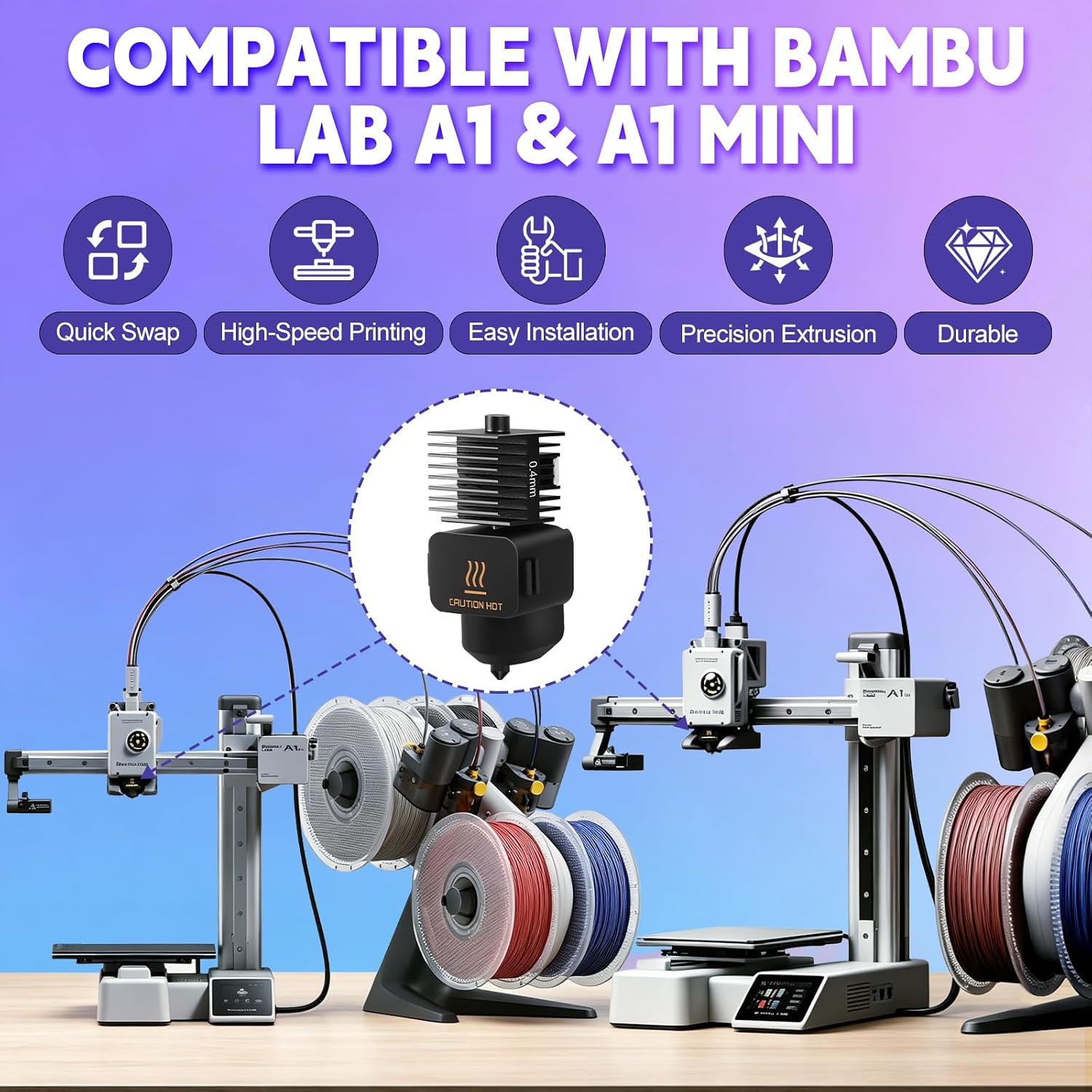 อุปกรณ์เสริมเครื่องพิมพ์ 3 มิต - 3D Printing Bambu Lab A1 บทวิจารณ์และราคา