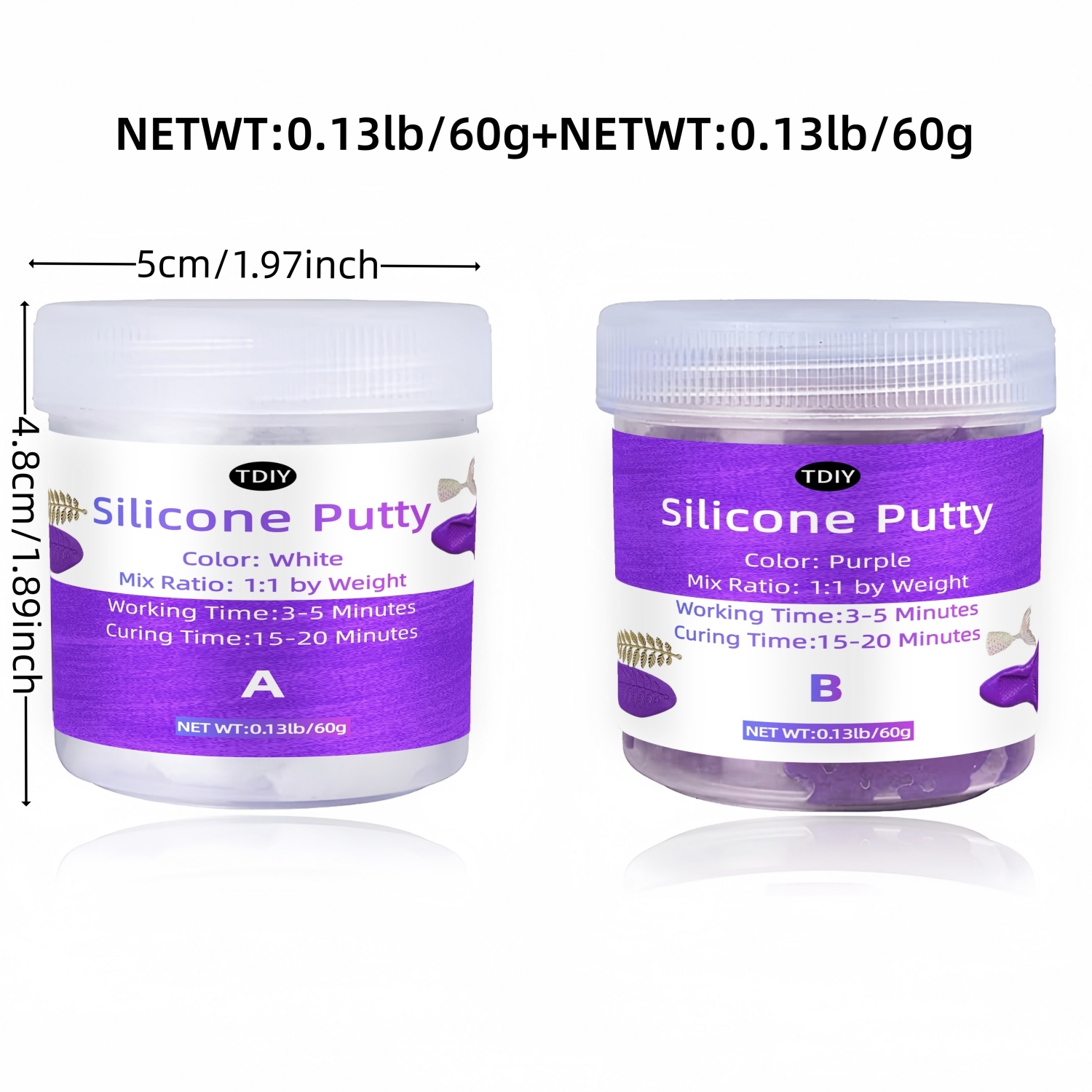 แม่พิมพ์ซิลิโคนสีม่วง Putty ปล - 3D Print Isopropyl Alcohol บทวิจารณ์และราคา