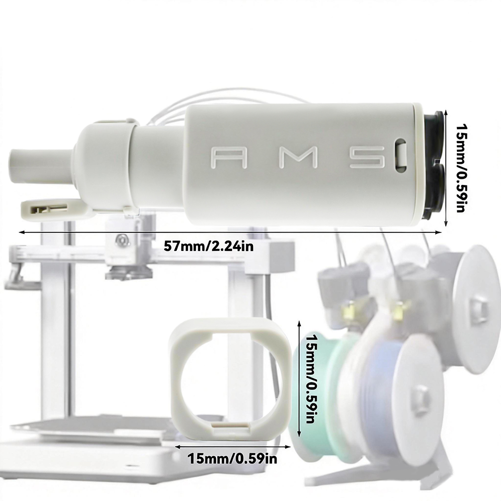 ฮับฟิลาเมนต์ AMS Lite สำหรับเค - 3D Printing Bambu Lab A1 บทวิจารณ์และราคา