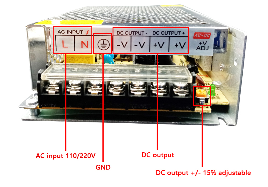 DC 5V 12V 24V 36V SMPS 1A 2A 3 - 3D Printer Power Supply บทวิจารณ์และราคา